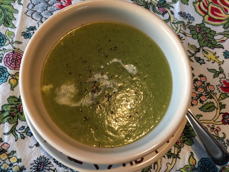 Eating in Season: Easy Cream of Asparagus Soup Recipe